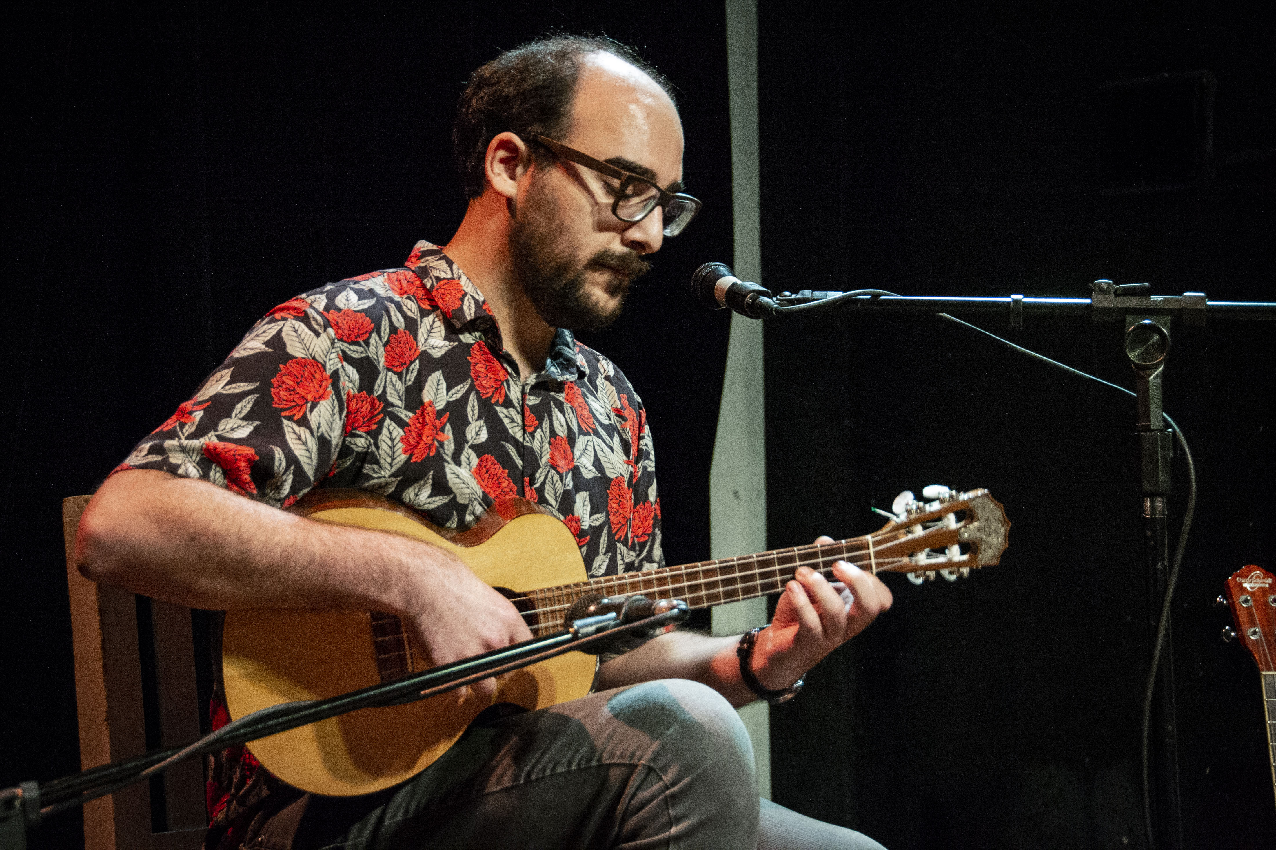 Julián Rodríguez en el Concierto de Ukelelistas